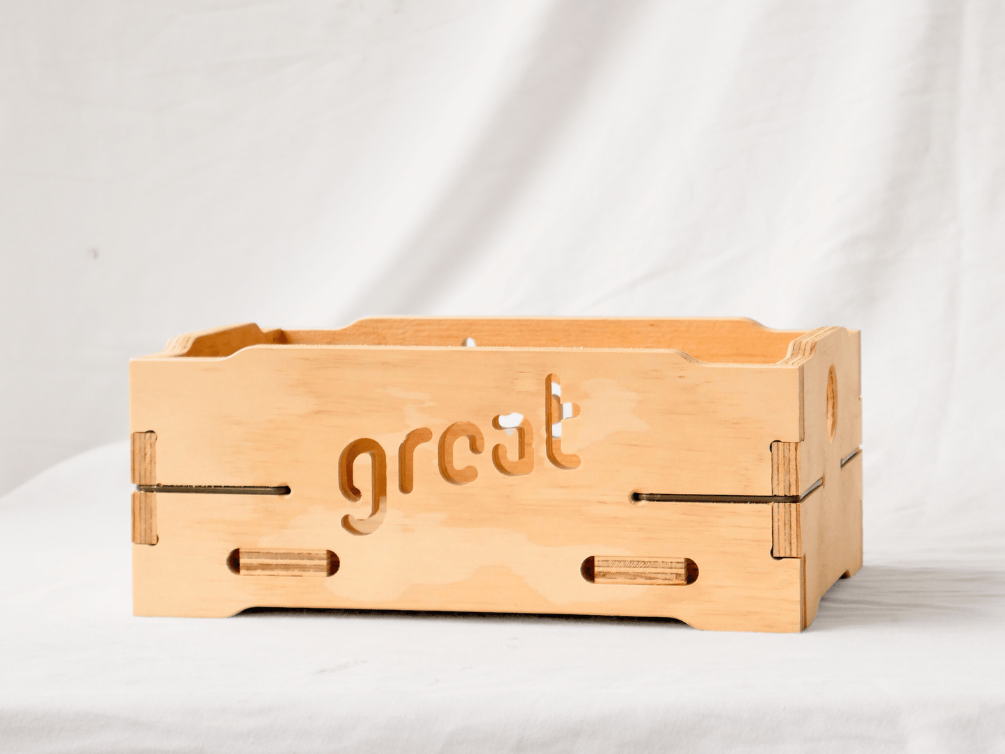 Small wooden Storage Box side Wooden Crates